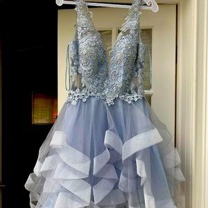 Beautiful light blue xsmall prom/formal dress
